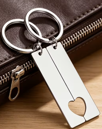 Porte-clé puzzle coeur