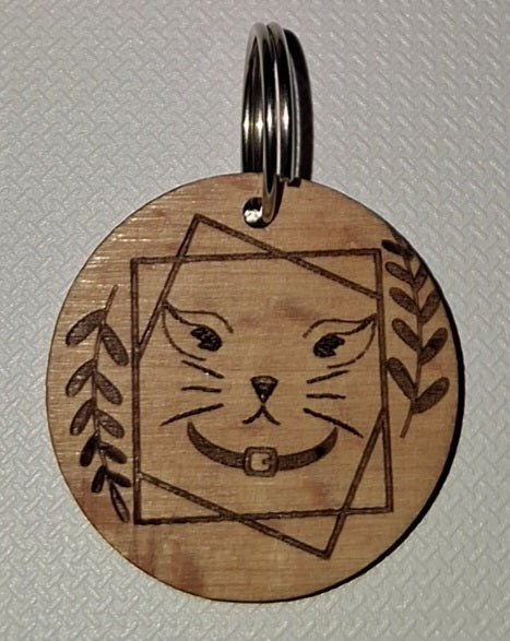 Médaillon animaux — Bois (forme os ou ronde)